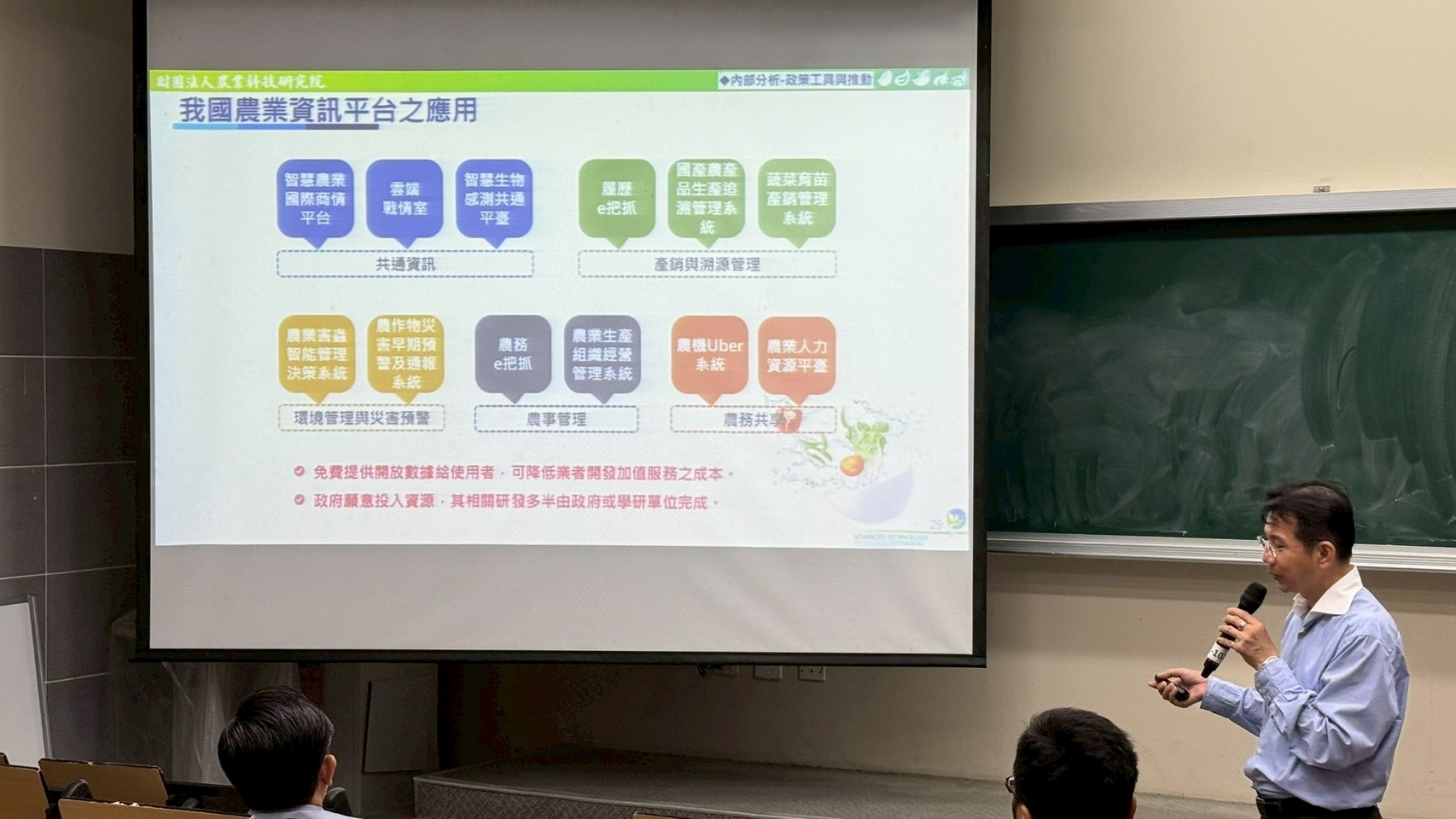 創業或就業講座：智慧農業